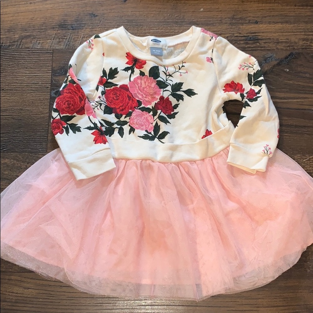 ‼️$5 sale‼️Pink floral sweater dress